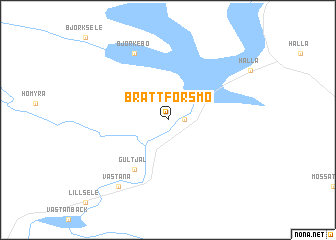 map of Brattforsmo