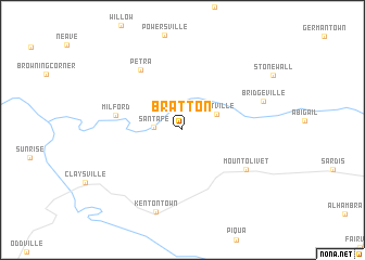 map of Bratton