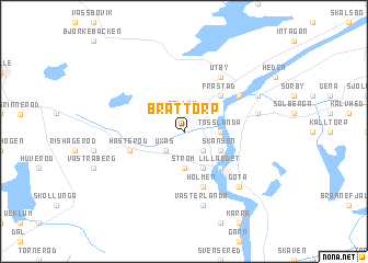 map of Brattorp