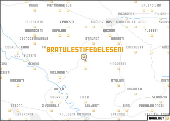 map of Brătuleşti-Fedeleşeni