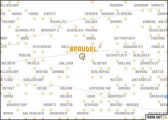 map of Braudel