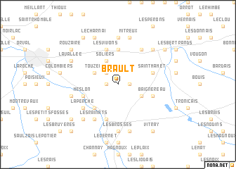 map of Brault