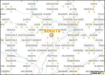 map of Braviţa