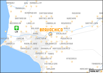 map of Bravo Chico