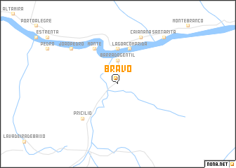 map of Bravo