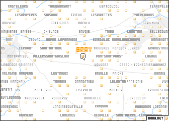 map of Bray