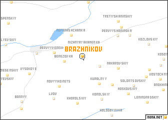 map of Brazhnikov