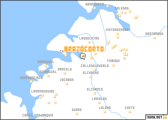 map of Brazo Corto