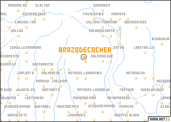 map of Brazo de Cochea