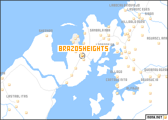 map of Brazos Heights