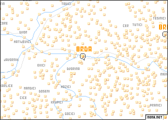 map of Brda
