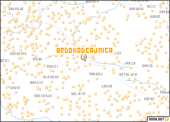 map of Brdo kod Čajniča