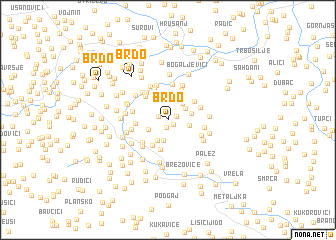 map of Brdo