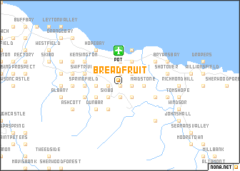 map of Breadfruit