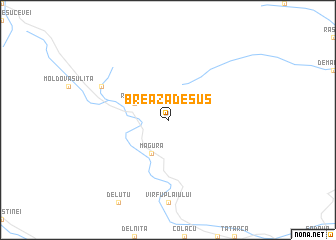 map of Breaza de Sus