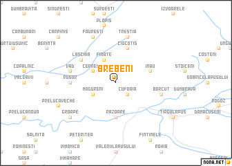 map of Brebeni