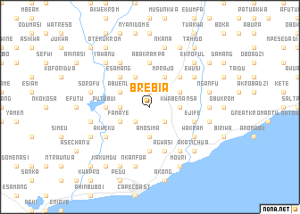 map of Brebia