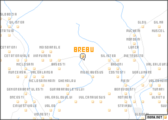 map of Brebu