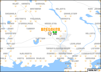 map of Bredåkra