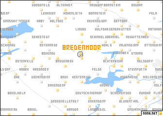 map of Bredenmoor