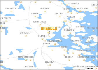 map of Bredglo