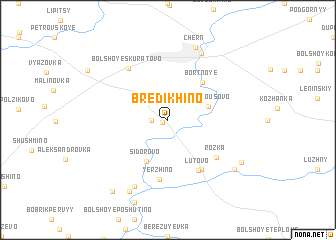 map of Bredikhino