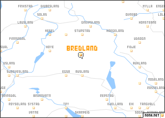 map of Bredland