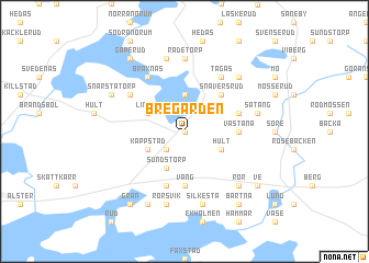 map of Bregården