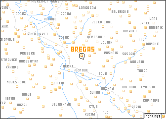 map of Bregas