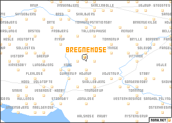 map of Bregnemose