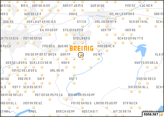 map of Breinig