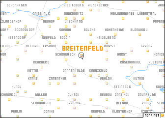 map of Breitenfeld