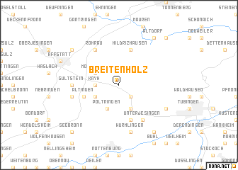 map of Breitenholz