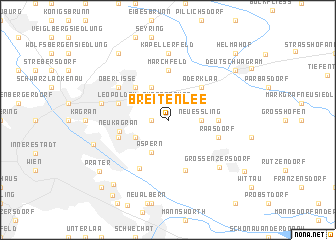 map of Breitenlee