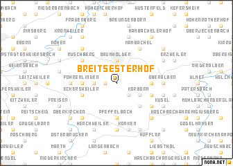 map of Breitsesterhof