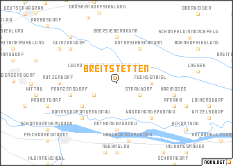 map of Breitstetten