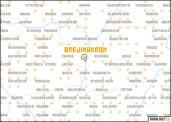 map of Brejimakrom