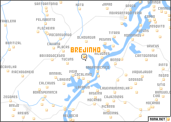 map of Brejinho