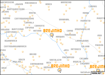 map of Brejinho