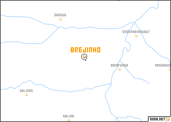 map of Brejinho