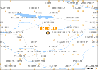 map of Brekille