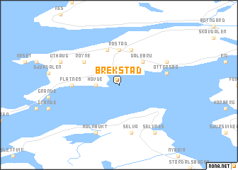 map of Brekstad