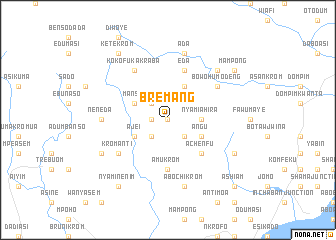 map of Bremang