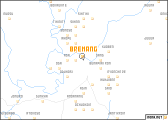map of Bremang