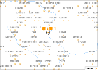 map of Breman