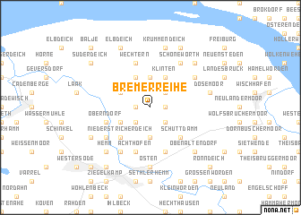 map of Bremerreihe