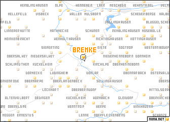 map of Bremke