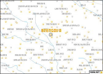 map of Brengova