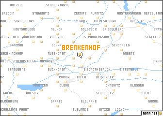 map of Brenkenhof