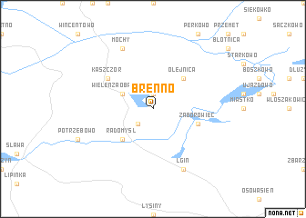 map of Brenno